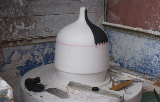 Lampion - pendular lamp in porcelain | Making-ofs | Studio Laura Strasser
