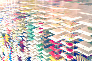 Forest of Business cards | Installations | Moriyuki Ochiai Architects