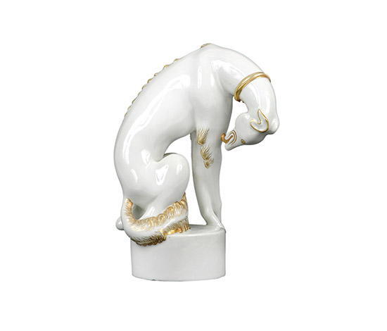 “Levriero” ceramic sculpture