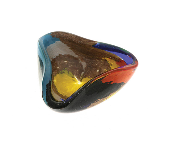Murano glass bowl, “Oriente” series