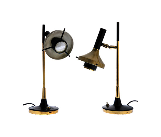 Pair of metal table Lamps