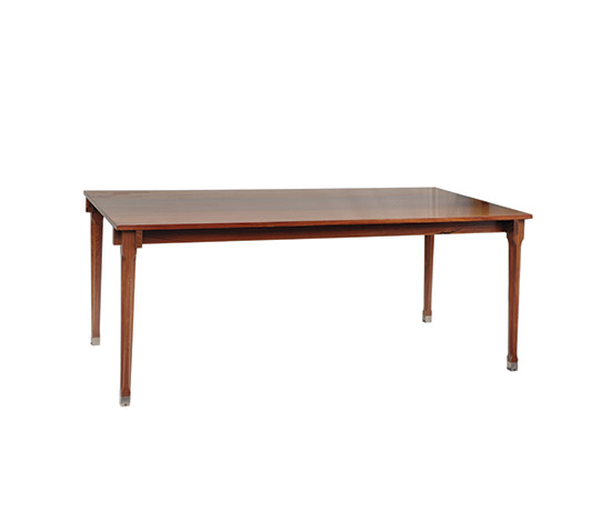 Extendable rosewood table “Rio”