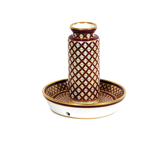 Ceramic table lamp, mod. 570 S, dec. 957