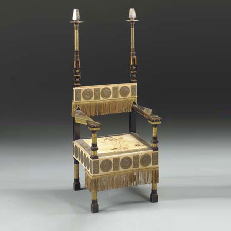 Throne armchair