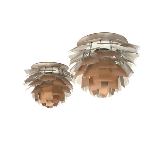 Artichoke chandeliers (pair)