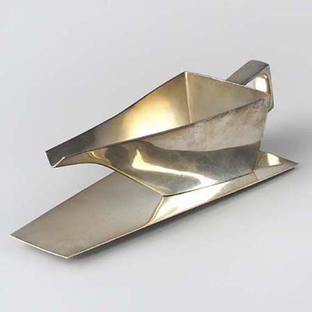 Silver Sauce Boat and Tray