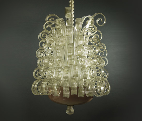Spectacular chandelier, completely made of Murano glass