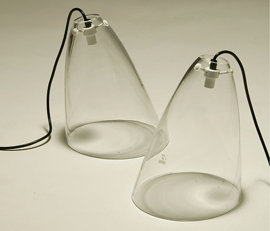 Pair of 'Ghost' table lamps