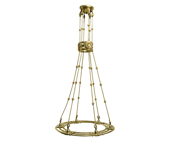 Large Viennese Secession chandelier