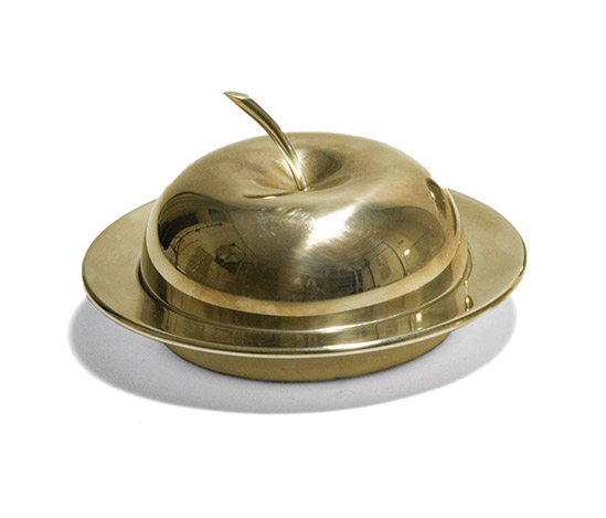 Silver-plated marmalade bowl