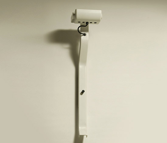 'Sirio-p' wall lamp, lacquered metal