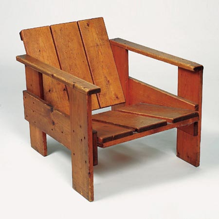 Latten-Armsessel “Crate Chair”
