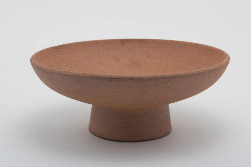 Stoneware footed compote