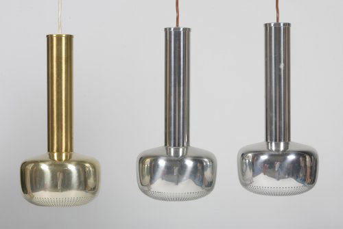 Pendant lamps, set of five