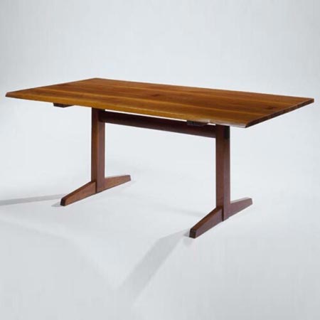 Trestle dining table