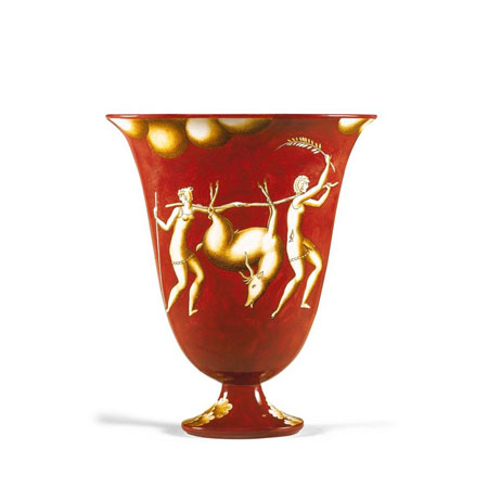 Vase “Il Trasporto del Daino“