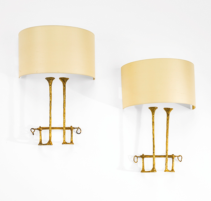Mail-Coach wall sconces, pair