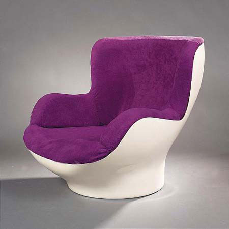 Fibreglass lounge chair