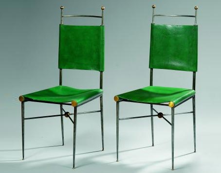 Suite of six chairs
