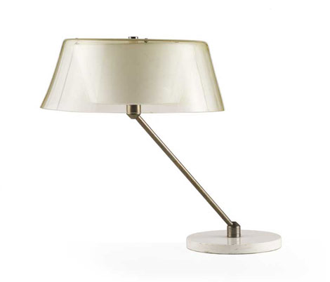 Metal / plastic table lamp, mod n° 253