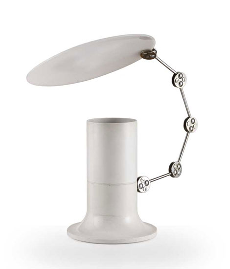 Metal and perspex desk lamp, mod L/7