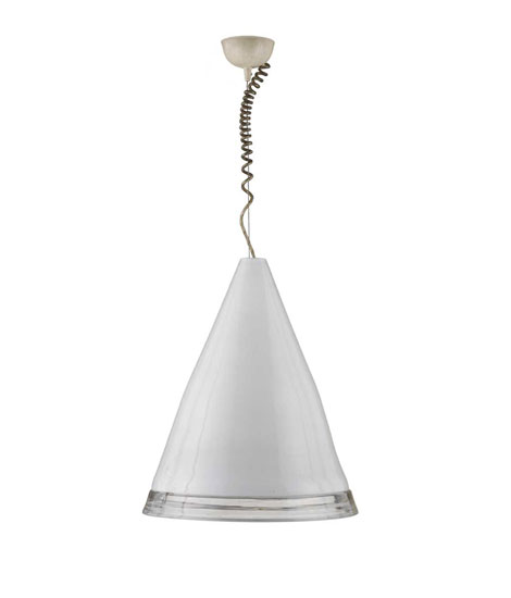 Italian glass ceiling lamp