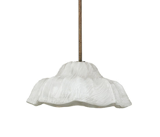 Murano glass ceiling lamp, 'Ninfee' series