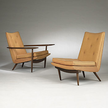 Lounge chairs, models no 253/254