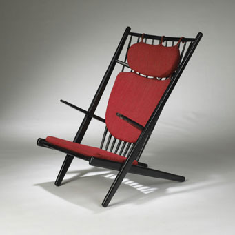 Sunburst lounge chair