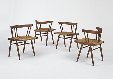Grass Seated chairs, set of four