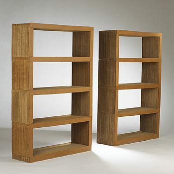 Bookshelves, pair