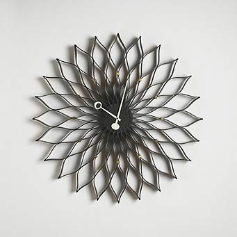 Sunflower clock
