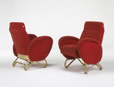 Chairs from the RAI Auditorium, pair