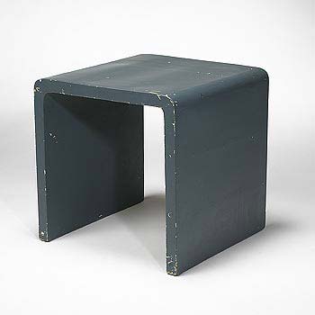 Bent wood stool