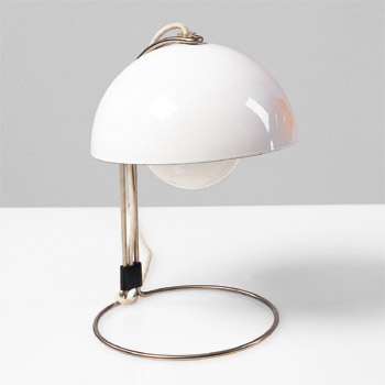 Flowerpot table lamp