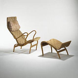 Lounge chair/ottoman