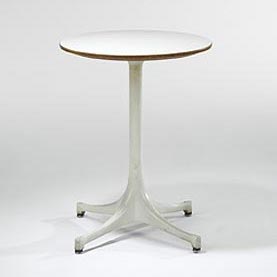 Pedestal side table