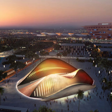 The UAE Pavilion at Shanghai Expo 2010 breaks ground