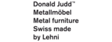 Donald Judd by Lehni | Home furniture 