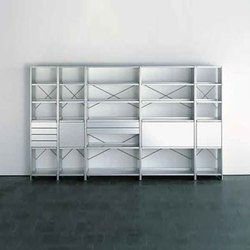 Aluminium shelves