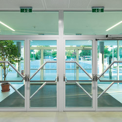 Steel doors, thermally insulated