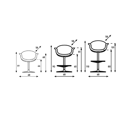 Little Tulip B | Bar stools | Artifort