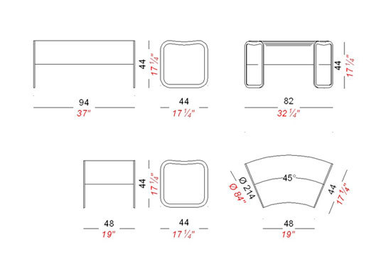 Za-1/Za-2/Za-Angle | Benches | lapalma