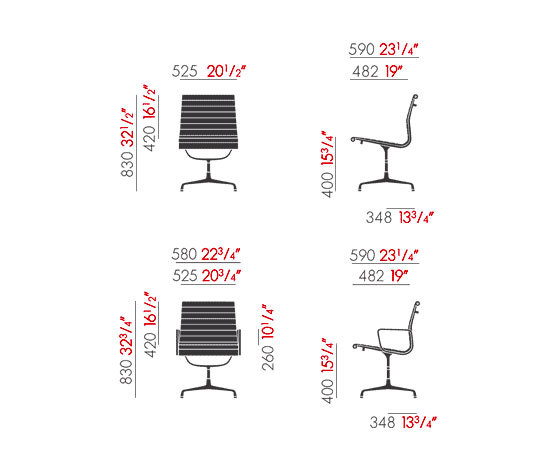 Aluminium Chair EA 105 | Stühle | Vitra