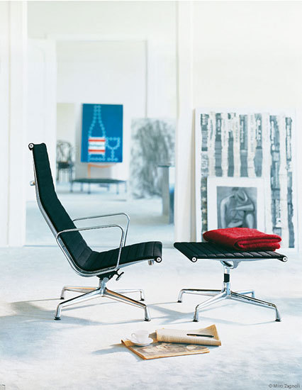 Aluminium Chair EA 125 | Pouf | Vitra