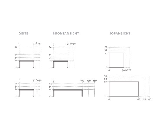 Clubtisch | Tables basses | Chamäleon Design