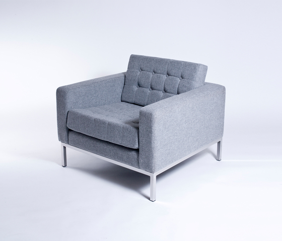 Club armchair with footstool | Sessel | Loft