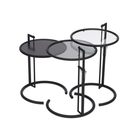 Adjustable Table E1027 Black | Beistelltische | ClassiCon