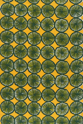 Appelsiini interior fabric | Drapery fabrics | Marimekko
