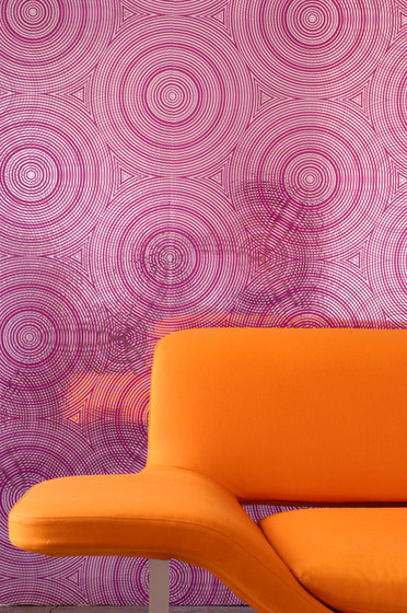 Cycloid radiccio wallpaper | Wall coverings / wallpapers | Flavor Paper